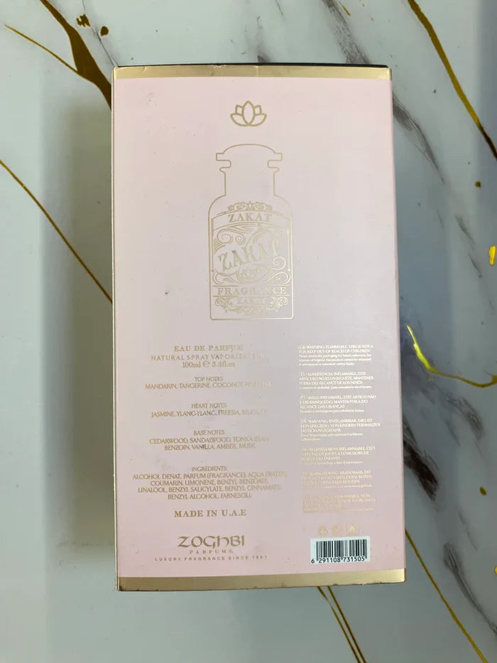 Soul Escape Rose Quartz By Zakat Eau De Parfum 3.4FL OZ Women