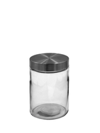 SS Twist Lid Glass Canisters