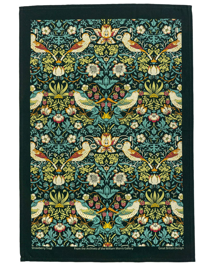 Strawberry Thief Kitchen Co-ordinates - Green - Image 3 - Country Collection
