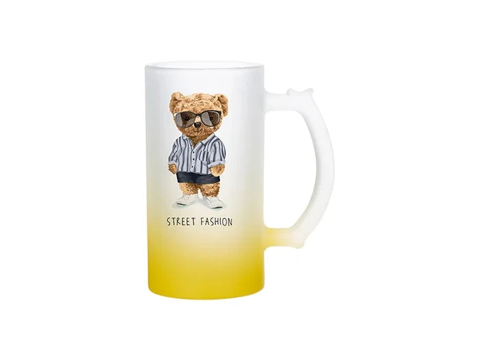 Sublimation 16oz Gradient Glass Beer Mug