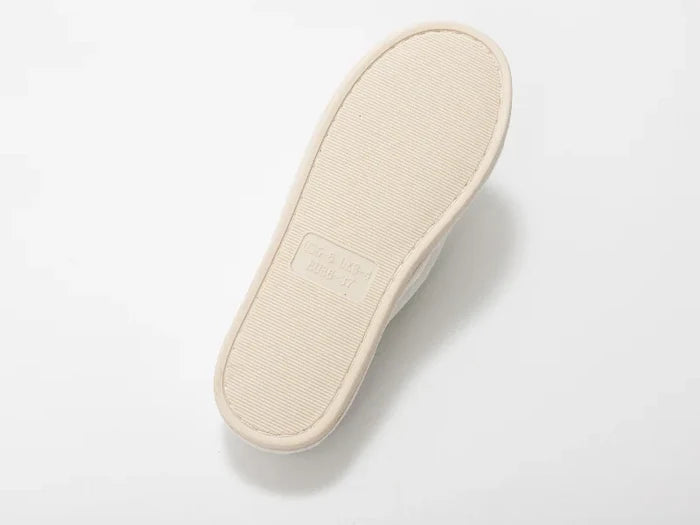 Sublimation Adult Fuzzy  Close Toe Slippers (Full White, 36-37#)