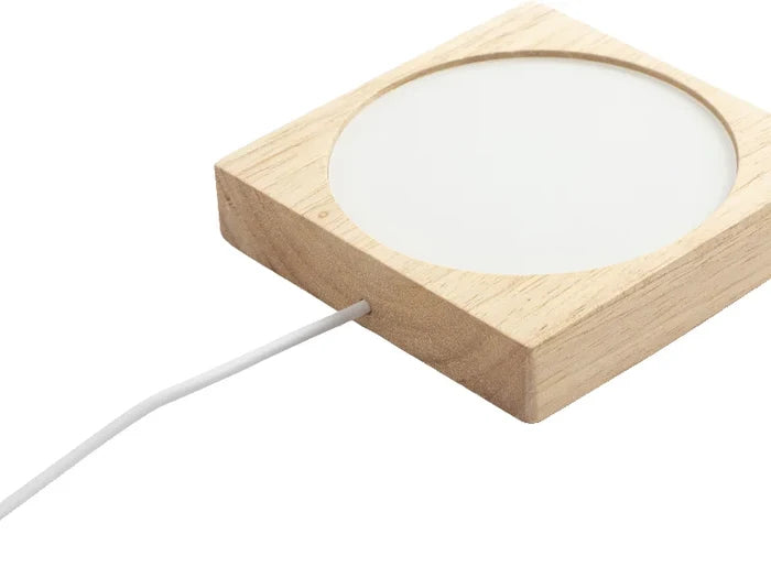 Sublimation Blank LED Light Base with Glass Sheet (Square)