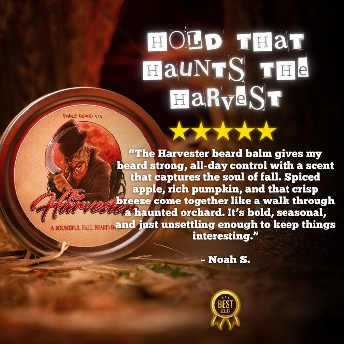The Harvester - Beard Balm - Spiced Apple Cider, Ripe Pumpkin, Crisp Fall Breeze