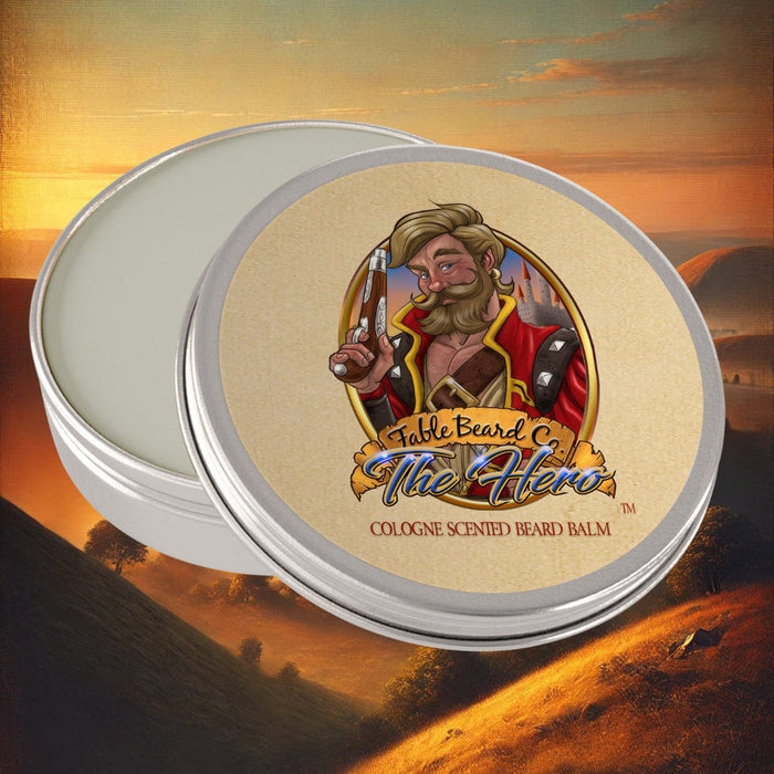 The Hero - Beard Balm - Warm Pipe Leaf, Light Cologne, & Mystical Amber