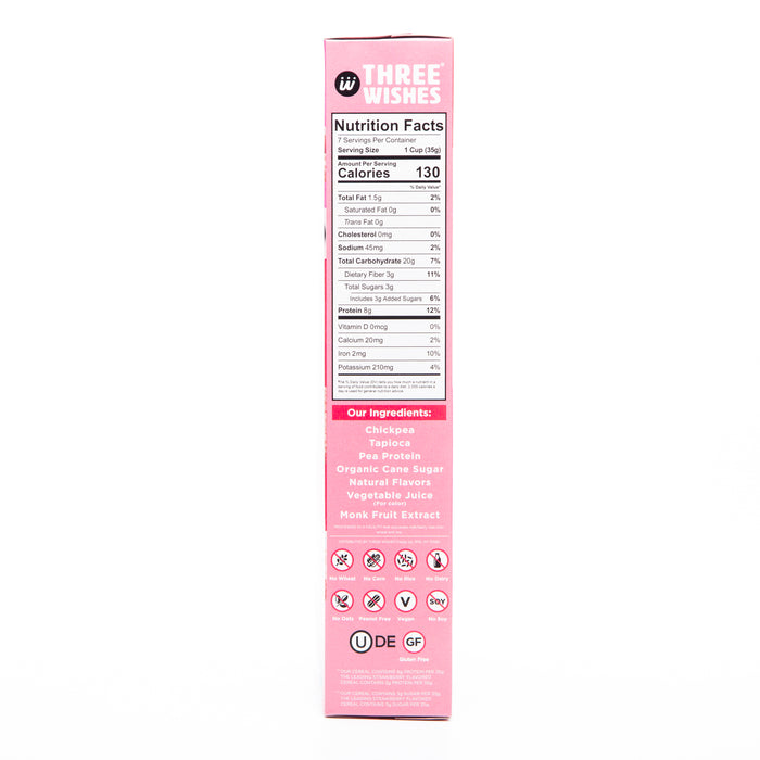Three Wishes Strawberry Grain-Free Protein Cereal 245g
