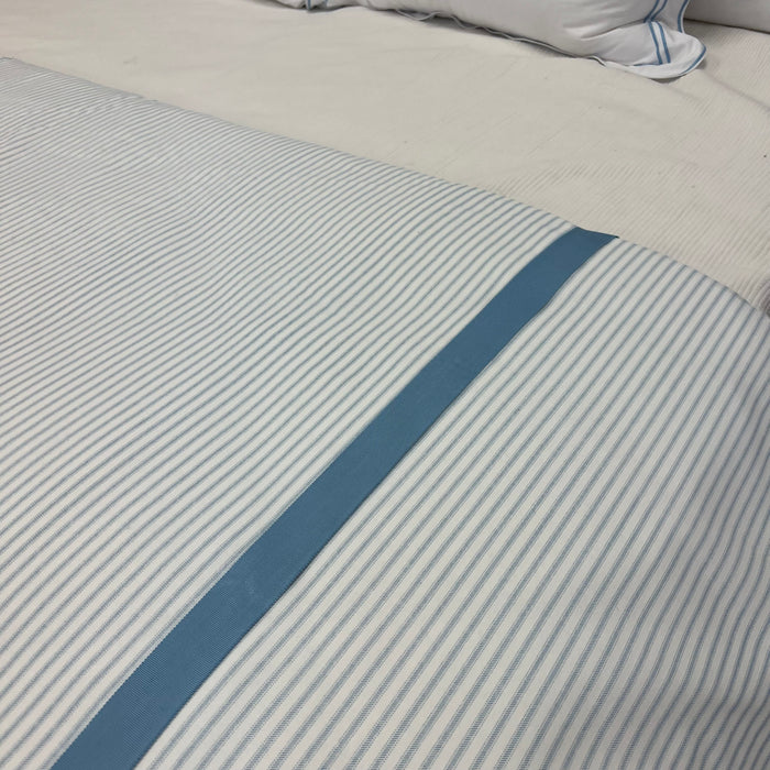 Ticking Stripe w/ Tape Stripes Bed Footer