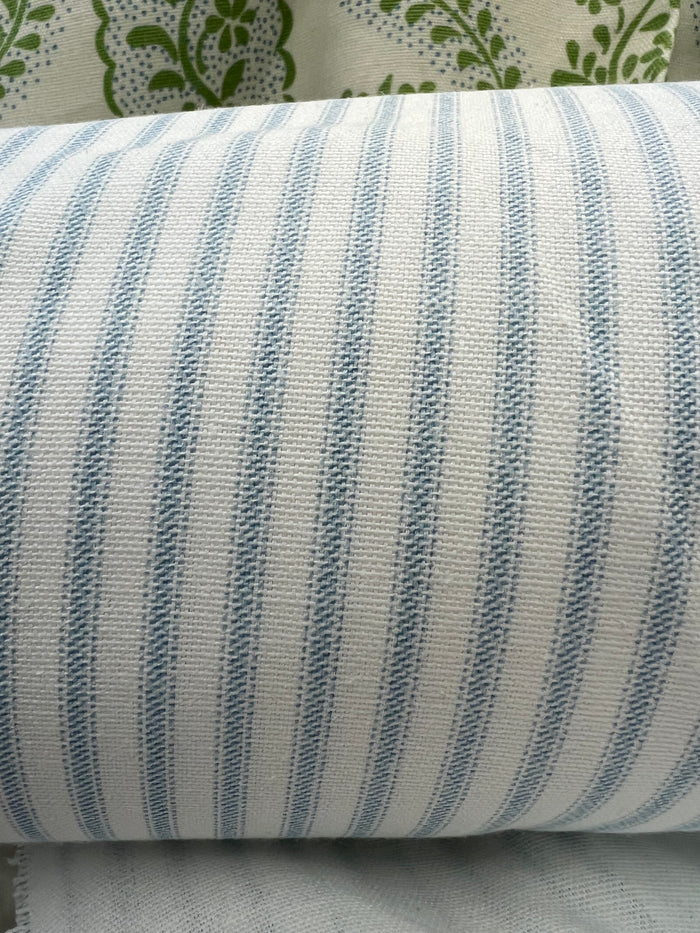 Ticking Stripe w/ Tape Stripes Bed Footer