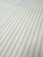 Ticking Stripe w/ Tape Stripes Bed Footer