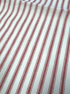 Ticking Stripe w/ Tape Stripes Bed Footer