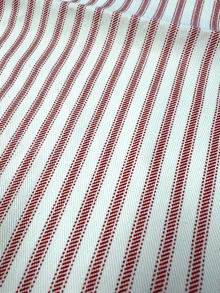 Ticking Stripe w/ Tape Stripes Bed Footer
