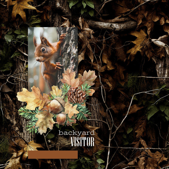 Whether you love nature walks while camping, watching woodland animals in the forest, or hunting in the fall, these watercolor 'realtree' papers by Lucky Girl Creative digital art will add the perfect background to your digital scrapbooking pages. This kit is NOT included in any bundle.