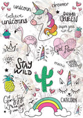 Unicorn Doodles Digital File