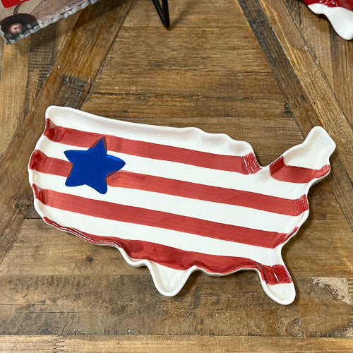 USA Serving Dish