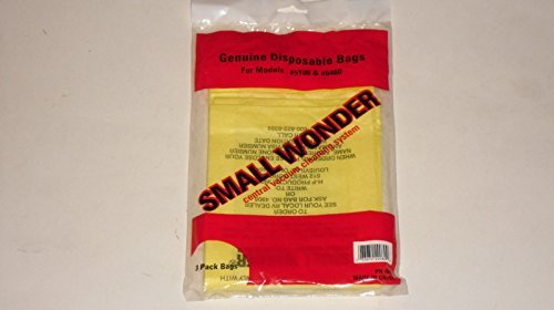 Vacuflo Small Wonder Central Vacuum Cleaner Paper Bags 3 Pk Genuine Part # 4908