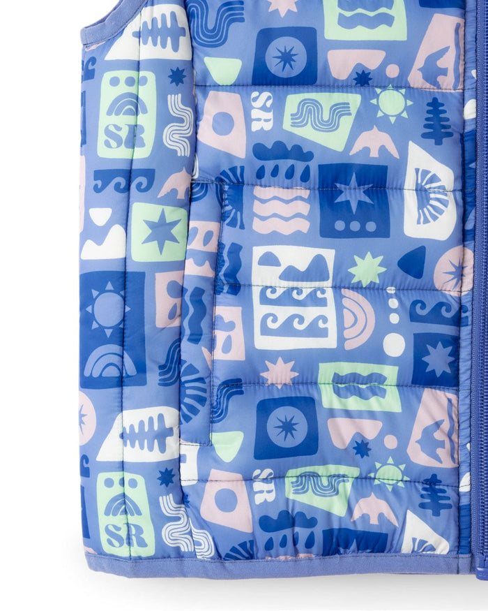 Venture Kids Water Resistant Gilet in Blue