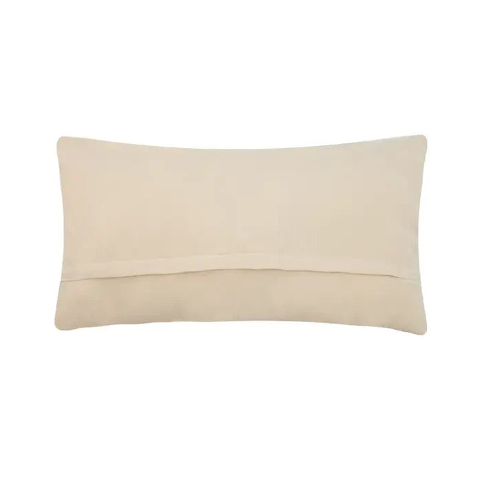 Vintage Floral Lumber Hooked Wool Pillow