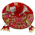 Vrindavan Play- Red Velvet and Tool Fabric- Laddu Gopal Outfit