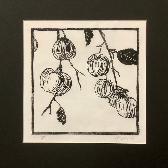 Wild Apples Block Print