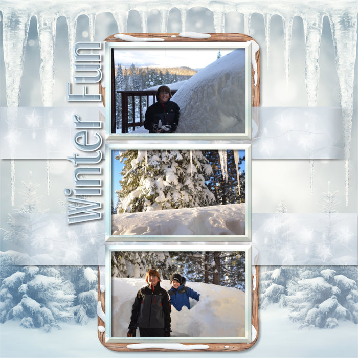 Sparkle and shine this holiday season with beautiful white Christmas light embellishments, scenic winter and bokeh papers, frames, and glowing white alpha set by Lucky Girl Creative digital art for digital scrapbooking. Great for winter sports, nature hikes, Christmas, the holidays, cabin vacations, and more.