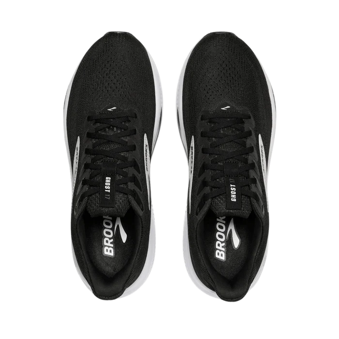 Women's Brooks Ghost 17 in Black/Grey/White