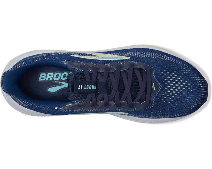 Women's Brooks Ghost 17 in Navy/Green