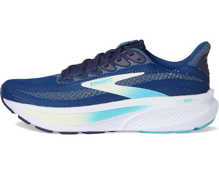 Women's Brooks Ghost 17 in Navy/Green