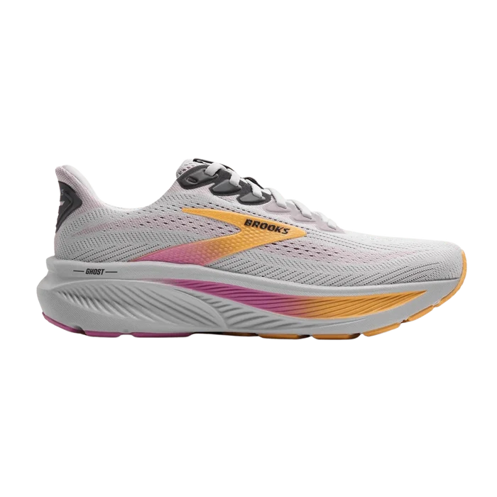 Women's Brooks Ghost 17 in Oyster/Apricot