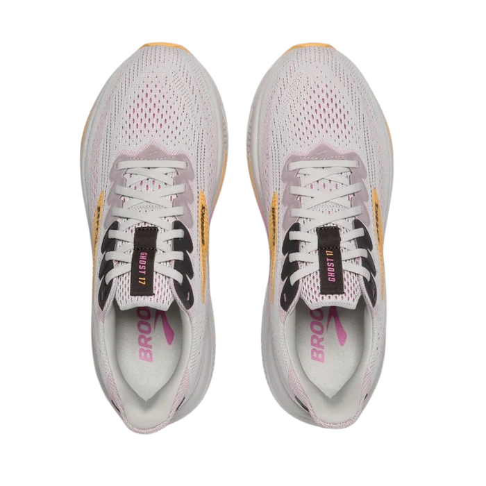 Women's Brooks Ghost 17 in Oyster/Apricot