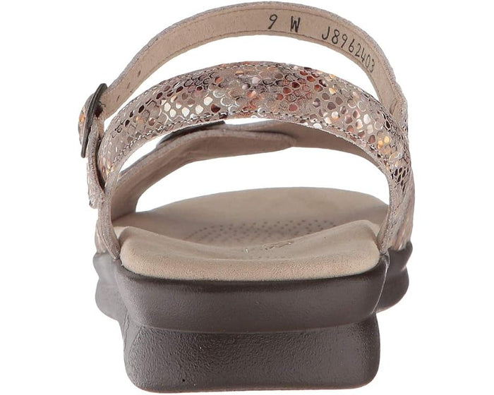 Women's SAS Duo Sandal in Taupe Snake