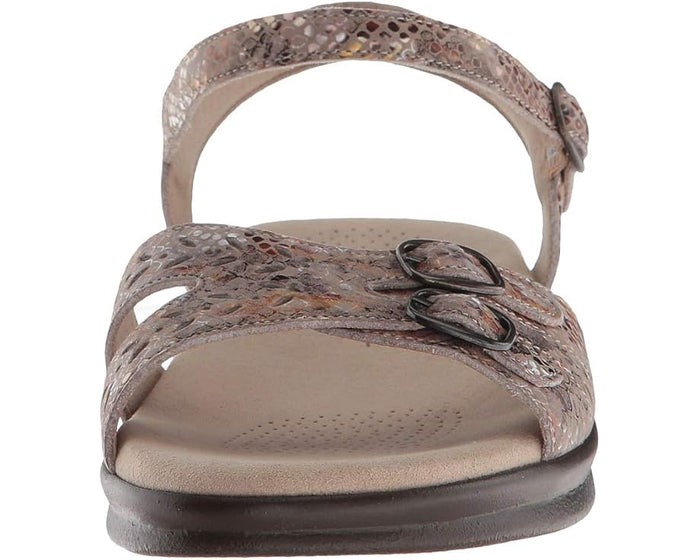 Women's SAS Duo Sandal in Taupe Snake