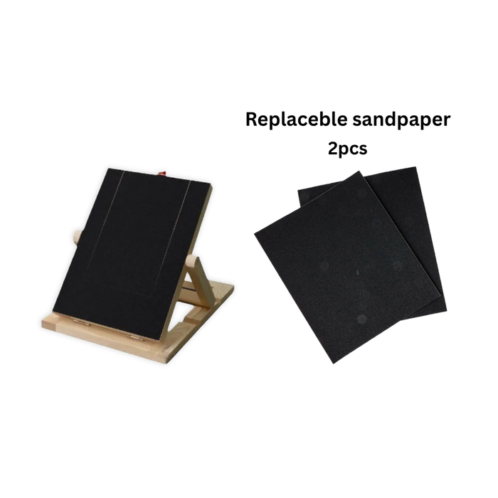Wooden Dog Nail Scratch Board with Stand