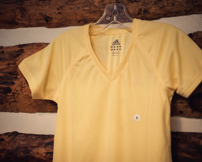 YELLOW ADIDAS T-SHIRT