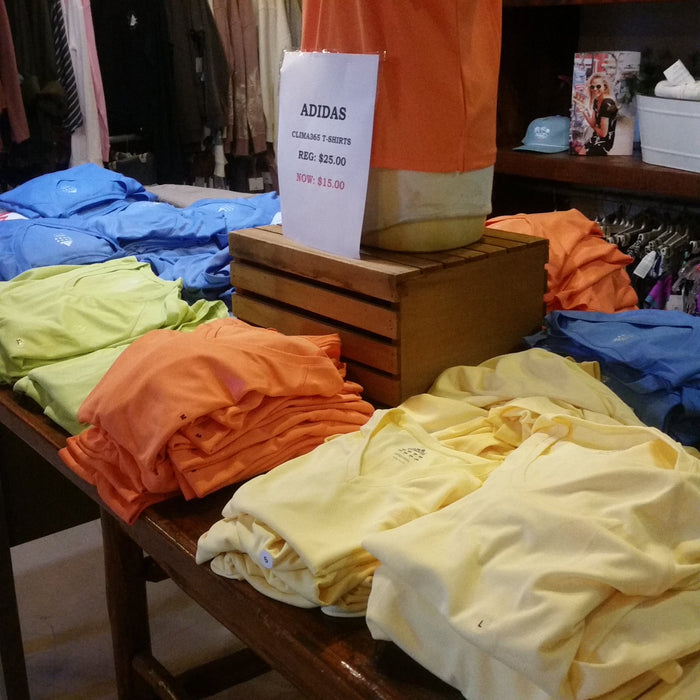 YELLOW ADIDAS T-SHIRT
