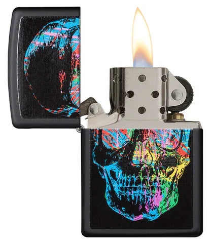 Zippo Skulls Colourful Skull Design - 28042