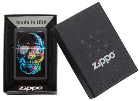 Zippo Skulls Colourful Skull Design - 28042