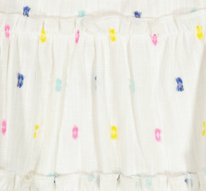 Zoe Baby Romper Confetti Swiss Dot